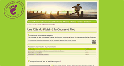 Desktop Screenshot of les-cles-du-plaisir-a-la-course-a-pied.ch